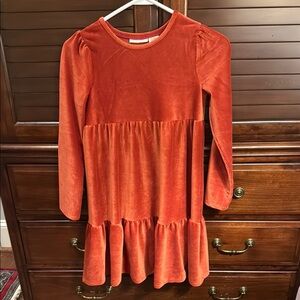 Elegant Orange Kids Dress